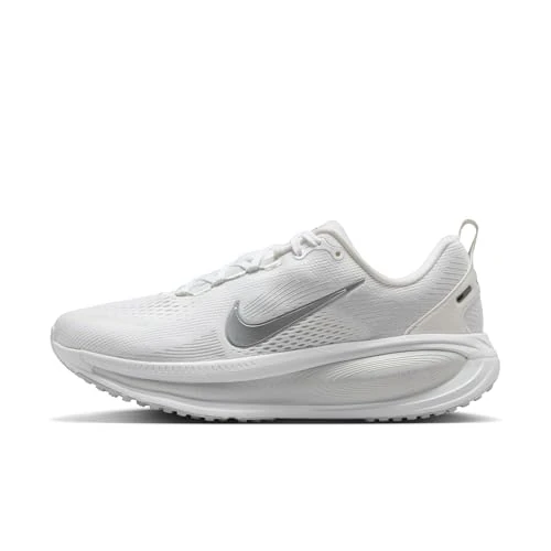 Limited-time offer: Nike Women's Vomero 18 White/Metallic Silver/Photon Dust 9 Medium from $154.00 to $154.00 (save 0.00%)