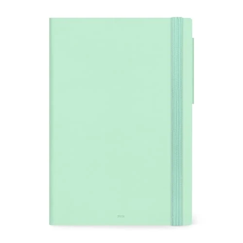 Oferta limitada: Legami - Agenda semanal y diaria grande 2026, color pastel de menta, 12 meses grandes, cierre con elástico, agenda de enero 2026 a diciembre de 2026, en papel FSC certificado, 17 x 24 cm de 24.95 EUR a 12.47 EUR (ahorro 50%)