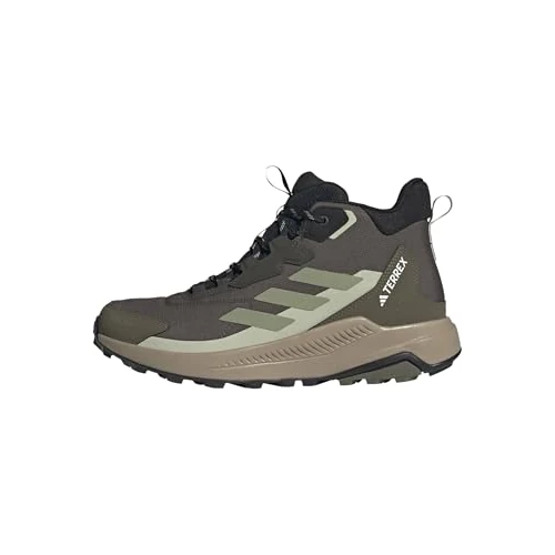 adidas Men's Terrex Anylander Mid RAIN.RDY Hiking Shoes, Shadow Olive/Tent Green/Halo Green, 7 UK