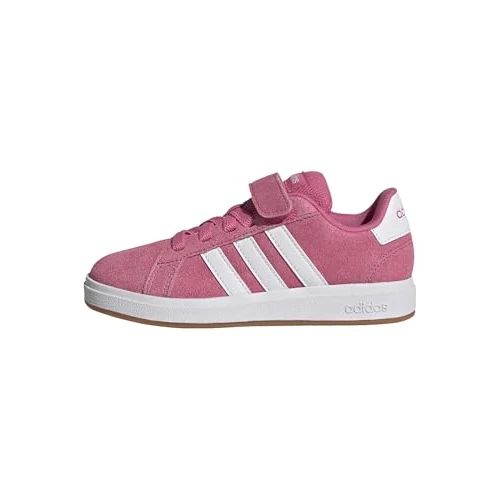adidas Uniseks - dzieci GRAND COURT 00s SHOES CHILDREN, pink fusion/ftwr white/GUM10, 30 EU