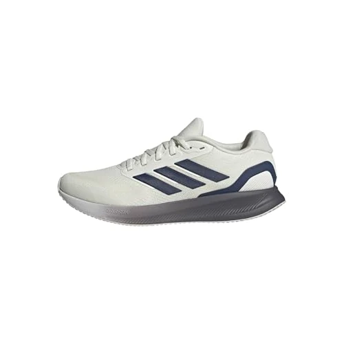 Zeitlich begrenztes Angebot: adidas Herren Runfalcon 5 Running Shoes, Off White/Dark Blue/Dash Grey, 40 EU von 60.00 € auf 52.99 € (12% Rabatt)