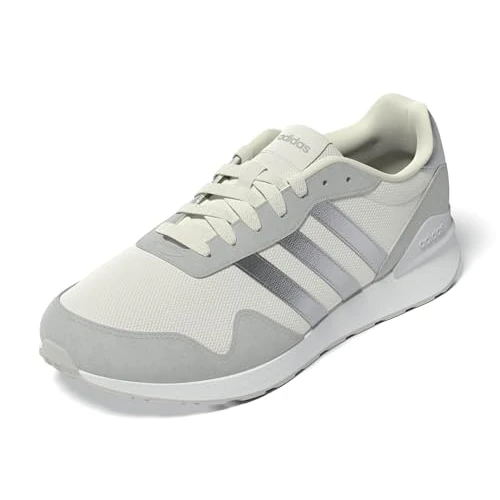 Oferta limitada: adidas Mujer Run 60S 4.0 Shoes, Chalk White/Silver Met./Grey Two, 36 2/3 EU de 60.00 € a 40.39 € (ahorro 33%)