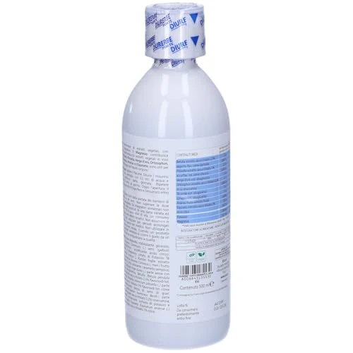 ESI Diurerbe Forte, Diuretico e Drenante a Base di Estratti Vegetali, Potassio e Magnesio, Favorisce il Drenaggio dei Liquidi in Eccesso, Elimina Gonfiore e Pesantezza, Gusto Ananas, 500ml