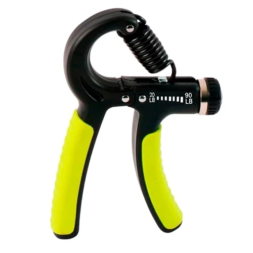 Offerta a tempo: BILDER - Hand Grip per Allenamento Avambraccio, Mano e Polso, Resistenza Regolabile da 20 a 90 LB (9-41Kg) - Potenzia Forza e Muscolatura e Favorisce il Recupero Funzionale - Attrezzi Palestra Casa - 38% da 7.99 € a 4.99 €