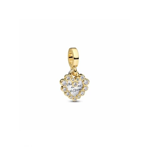 Offre limitée : PANDORA Moments 763765C01 Pendentif Double cœur Scintillant en Argent Sterling plaqué Or 14 carats avec zircone Compatible avec Bracelets Me & Moments, 4,3x11,8x11,3 mm, Argent Sterling, Zircone de 65.44 € à 65.44 € (0.00% de remise)