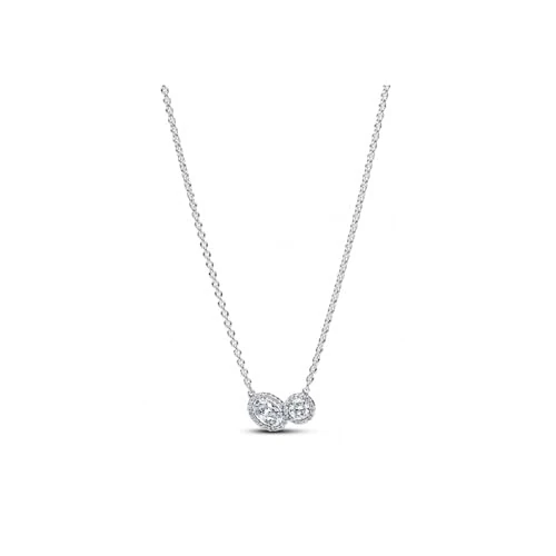 Offerta a tempo: PANDORA Timeless 393776C01-45 Couronne de rayonnements Collier en argent sterling avec zircone Taille : 45 cm, 45 cm, Argent sterling, Zircone cubique - 0% da 35.50 € a 35.50 €