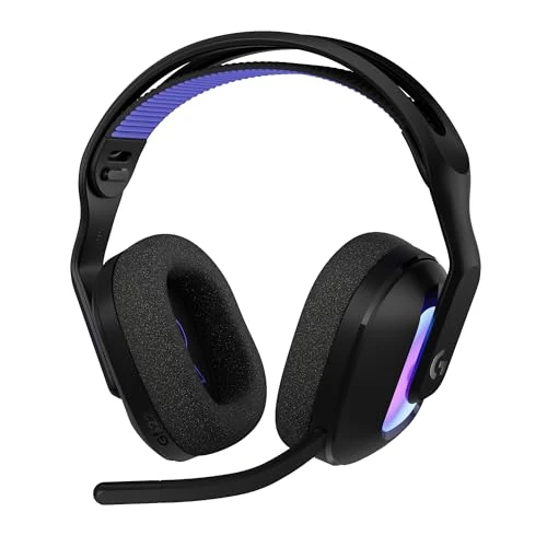 Oferta limitada: Logitech G G522 Lightspeed Auriculares con micrófono inalámbricos para Gaming, LIGHTSYNC RGB, micrófono y Audio avanzado, conexión Triple - Lightspeed, Bluetooth, USB-A a USB-C para PC - Negro de 179.00 € a 109.00 € (ahorro 39%)