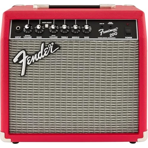 Fender Amplificador Frontman 20G Combo para Guitarra, Amplio Estudio Ideal para Guitarra Eléctrica, Red