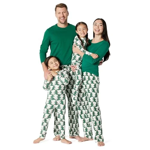 Begrenztes Angebot: Amazon Essentials Passende Weihnachts-Pyjama-Sets für die ganze Familie von 28.50 EUR auf 28.50 EUR (Rabatt 0%)