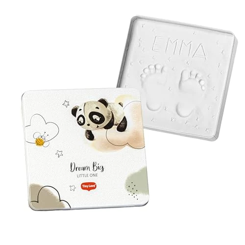 Limitiertes Angebot: Tiny Love Magic Box Quadratisch, Erinnerungsbox Baby, Gipsabdruck Baby Hand und Fuß, Andenken Jungs/Mädchen, Dermatol. getestet, Clay Komplettset, Babyzimmer Deko, Geschenk Neugeborene, Tiny Creations von 12.99 EUR auf 12.99 EUR (Spare 0%)