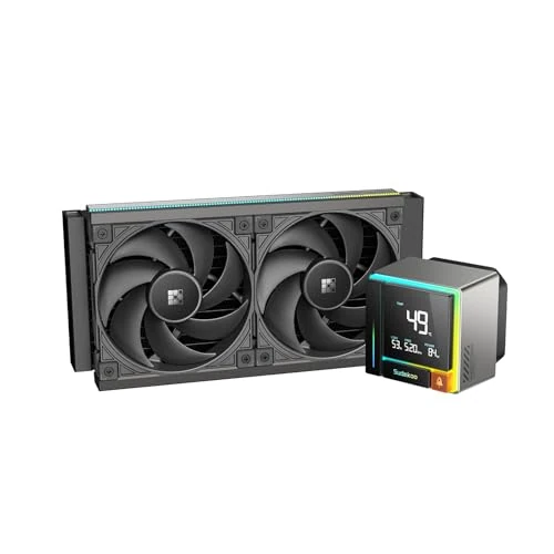 Zeitlich begrenztes Angebot: Sudokoo ENERGLO 240 Wasserkühlung PC: AIO Wasserkühlung 240mm mit Segment-LCD-Display, CPU Wasserkühlung mit Zwei PWM-FDB-Lüfter & PWM-Pumpe 2500-3400RPM für Intel LGA 1851/1700/1200/115X AMD AM5/AM4 von 119.99 € auf 119.99 € 