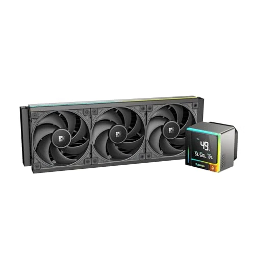 Offerta a tempo: Sudokoo ENERGLO 360 Dissipatore Liquido 360mm: AIO 360mm con Schermo LCD a Segmenti - Raffreddamento Liquido PC con Tre Ventole PWM FDB & Pompa 2500-3400 PWM, Intel LGA1851/1700/1200/115X AMD AM5/AM4 - 0.00% da 59.99 € a 59.99 €