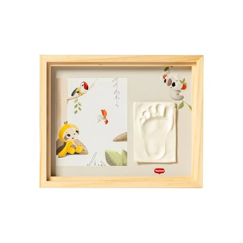 Oferta limitada: Tiny Love Marco Único, Kit Huella Bebé Pie y Manos, Kit Cuadro Personalizado con Foto, Recuerdo Pie y Mano, Dermatológicamente Testado, Regalos Recién Nacidos, Kit Todo en Uno, Tiny Creations, Madera de 21.99 € a 20.99 € (ahorro 5%)