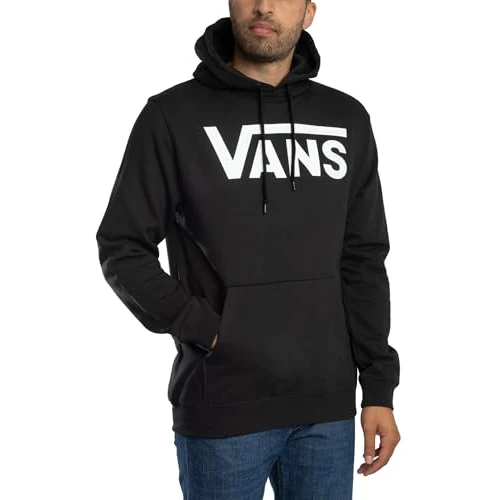 Offerta a tempo: Vans Classic Pullover Felpa con Cappuccio, Nero-Bianco — 13% da 57,95 € a 50,59 €