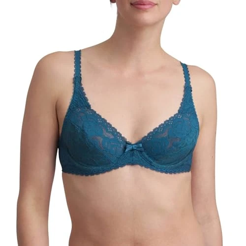 Playtex Flower Elegance Soutien-Gorge À Armatures, Sujetador con Aros, Mujer, Verde, 110B