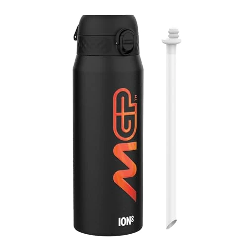 Limited-time offer: MotoGP Racing Calendar Sports Thermal Water Bottle with Removable Straw, 750ml/24oz, Leak Proof Insulated Drinking Bottle, Easy to Open, Secure Lock, Dishwasher Safe, Flip Cover, Metal Bottle from 24.99 GBP to 18.49 GBP (save 26%)