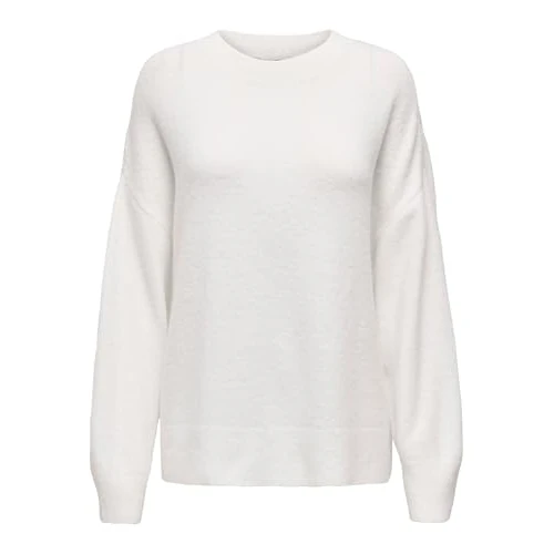 Offerta a tempo: JdY Sonja L/S O-Neck Pullover Knt, Ballerino di Nuvola, M - 73% da 34.99 € a 9.32 €
