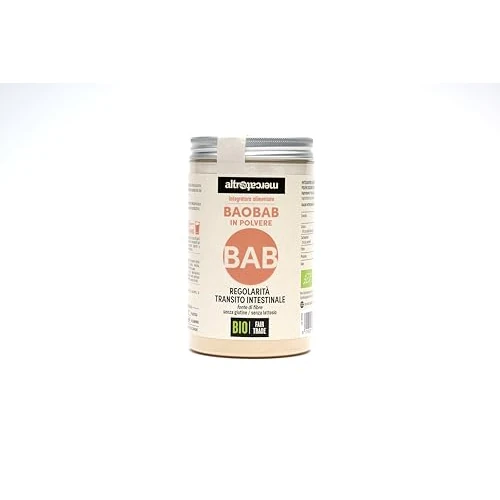 ALTROMERCATO Suplement diety Baobab w proszku - BIO - wegański - 120 g
