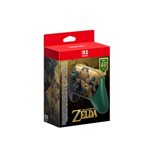 Offerta a tempo: Nintendo Switch 2 Pro Controller - edizione speciale 40° anniversario The Legend of Zelda - 0.00% da 99.99 € a 99.99 €