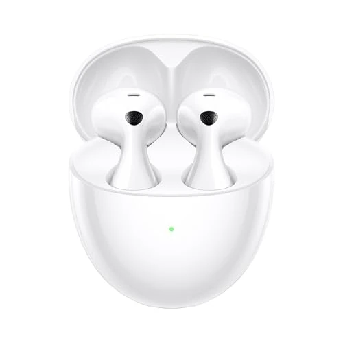 Offerta a tempo: HUAWEI FreeBuds 6 Auricolari Wireless, Vestibilità aderente all’orecchio, Doppio driver True Sound, Chiamate stabili e cristalline, Open-fit ANC, 36H Durata della Batteria, IP54, iOS & Android,Bianco - 17% da 119.00 € a 99.00 €