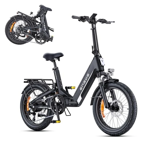 Offre limitée : ENGWE Velo Electrique avec APP, Vélo électrique Batterie 48V 13,5 Ah jusqu'à 135 km, Capteur de Couple et Freins Hydrauliques, Pneus 20 * 3.0, 2 Heures de Charge (Noir) de 1399.00 € à 1399.00 € (0.00% de remise)