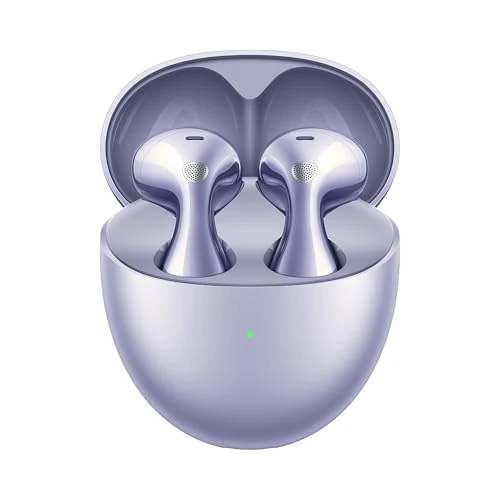 Offerta a tempo: HUAWEI FreeBuds 6 Auricolari Wireless, Vestibilità aderente all’orecchio, Doppio driver True Sound, Chiamate stabili e cristalline, Open-fit ANC, 36H Durata della Batteria, IP54, iOS & Android,Viola - 20% da 149.00 € a 119.00 €