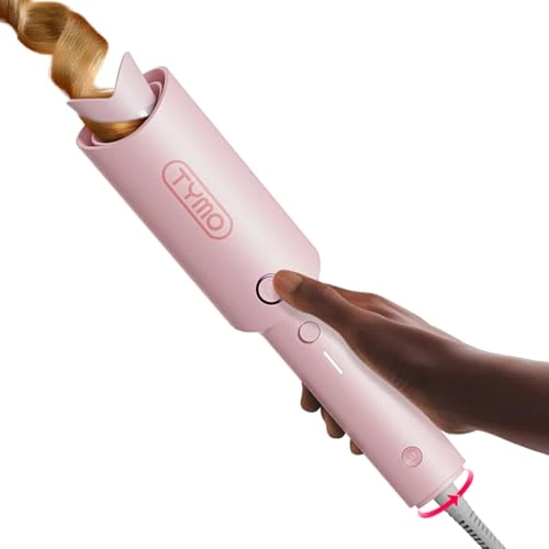 Limited offer: TYMO Automatic Rotating Curling Iron - TYMO CURLPRO Beach Waves Curling Wand, Portable Hair Curler, 500 Million Ionic, Dual Voltage & Lightweight for Travel, Ceramic Coating, 1 1/4 Inch, Pink from 69.88 EUR to 64.99 EUR (save 7%)