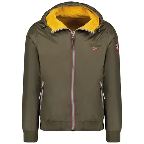 Offerta a tempo: Geographical Norway Arrivialama Men - Piumino caldo Matelassee da uomo autunno inverno - giacca cappotto caldo - giacca antivento a maniche lunghe imbottitura - uomo (Kaki XXL), cachi., XXL - 34% da 44.44 € a 29.45 €