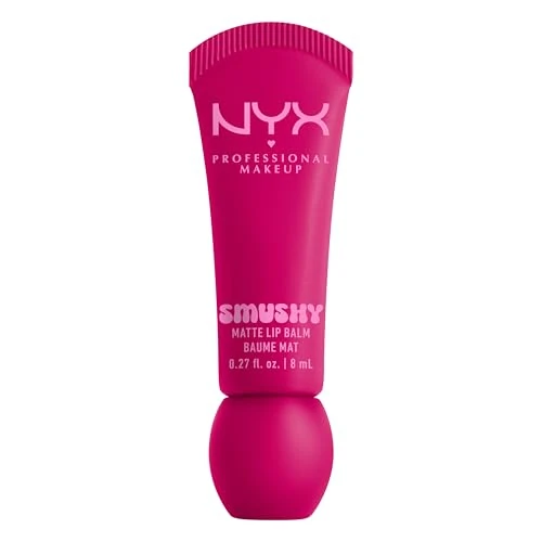 NYX Professional Makeup Smushy Matte Lip Balm, Soft Matte Finish, Hydrating & Buildable Colour, Shade: She Is Serving, 8ml