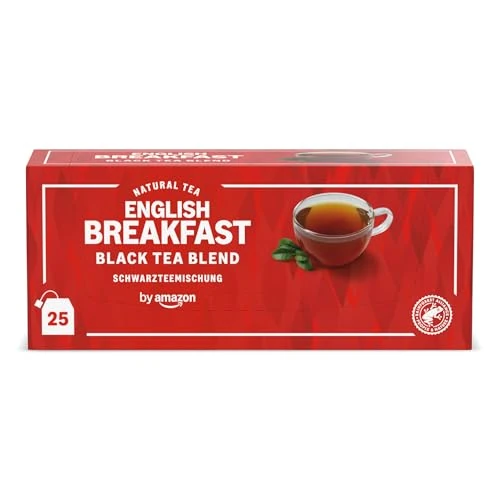 Offerta a tempo: By Amazon English Breakfast Miscela Di Tè Nero 25 Bustine - 39% da 1.37 € a 0.83 €