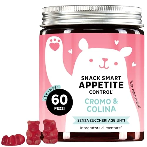 Begrenztes Angebot: Snack Smart Appetit Control Gummibärchen – mit Chrom & Cholin, mit Pflanzenextrakten – 60 Stück (1 Monat Vorrat) – Vegan, Ohne Zugesetzten Zucker – Bears with Benefits von 18.90 EUR auf 18.90 EUR (Rabatt 0%)