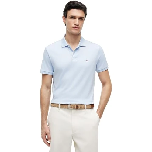 Offerta a tempo: Tommy Hilfiger Polo Stagionale Uomo Cotone Liquido Reg Mw0Mw39994, Blu, XL - 59% da 89.90 € a 37.23 €
