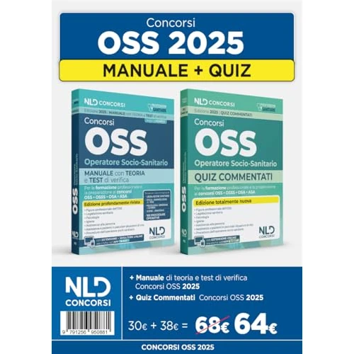 Kit OSS. Manuale + Quiz commentati per la preparazione al concorso 2025
