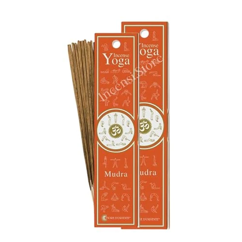 Limited-time offer: 100% Organic Natural Incense - Honey Scent - Yoga, Meditation & Relaxation - 2 Packs (Mudra) from 21.10 £ to 21.10 £ (save 0.00%)