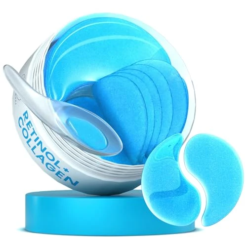 Offerta a tempo: Patch Occhi, Maschera Occhi con Retinolo e Collagene, Patch Occhiaie e Borse, Maschera Occhiaie, Eye Mask per Schiarente e l'idratazione (30 Paia) - 21% da 13.97 € a 10.97 €