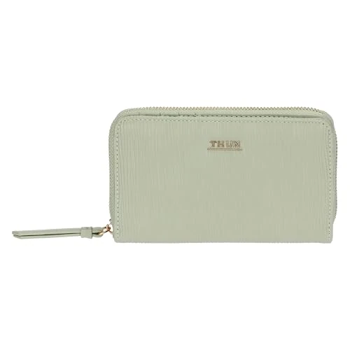 THUN - Cartera Mediana, Verde - ecopiel - Colección Sempre Conmigo - 16.3 x 3 x 10 cm