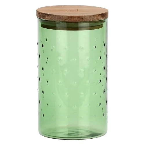 Offerta a tempo: THUN - Barattolo Bloomia, medio - vetro borosilicato - Collezione Giardino di primavera - Ø 9.3 cm, 15.5 cm h - 52% da 26.90 € a 12.99 €