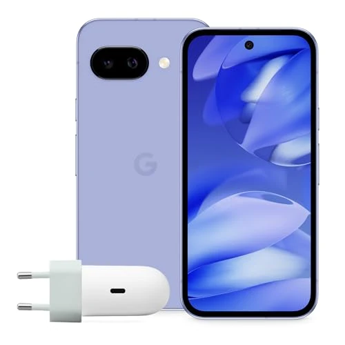 Offerta a tempo: Google Pixel 9a – Smartphone Android sbloccato con fotocamera AI, batteria che dura tutto il giorno e funzioni di sicurezza avanzate – viola ametista, 128GB + Charger - 31% da 583.99 € a 403.90 €