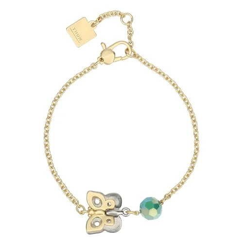 Offre limitée : THUN - Bracelet Papillon et Perle - Métal, Verre, Résine - Collection - 16+3cm de 30.46 € à 30.46 € (0.00% de remise)