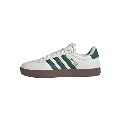 Offre limitée : adidas Homme VL Court 3.0 Shoes, Core White/Collegiate Green/GUM5, 40 EU de 55.92 € à 55.92 € (0.00% de remise)
