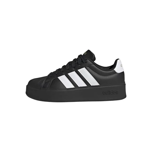 Offerta a tempo: adidas Donna STREETTALK Bold Shoes, Core Black/Ftwr White/Matte Gold, 38 2/3 EU - 10% da 70.00 € a 63.00 €