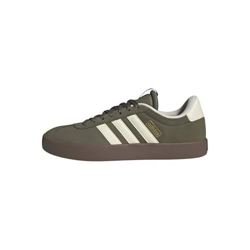 Offerta a tempo: adidas Uomo VL Court 3.0 Shoes, Olive Strata/Cream White/Gum5, 46 EU - 40% da 70.00 € a 42.00 €