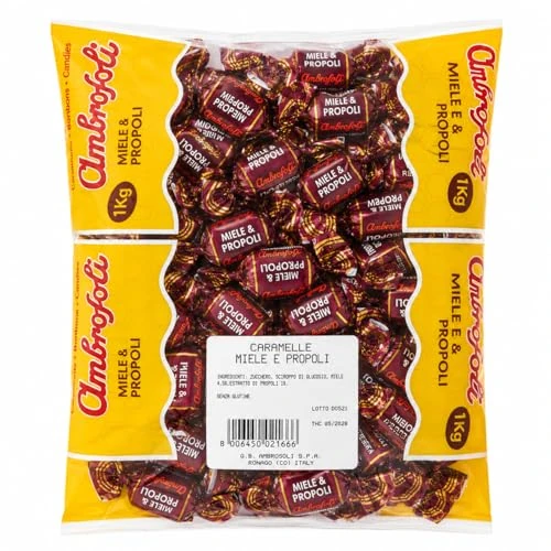 Offerta a tempo: Ambrosoli Caramelle Miele e Propoli con Echinacea e Rosa Canina 1 kg - 0.00% da 18.56 € a 18.56 €