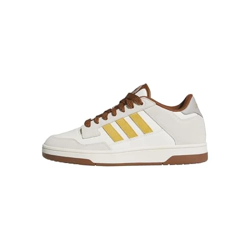 adidas Mixte Rapid Court Low, FTWR White/preloved Yellow/Dusky Bronze, 40 EU