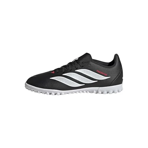 Oferta limitada: adidas Unisex niños Predator Club Turf Football Kids Shoes, Core Black/FTWR White/Lucid Red, 35.5 EU de 50.00 € a 25.50 € (ahorro 49%)