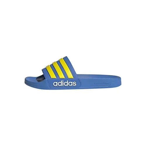 Offerta a tempo: adidas Unisex - Adulto Adilette Shower Slides, ray blue/yellow/ftwr white, 53 EU - 21% da 28.00 € a 21.99 €