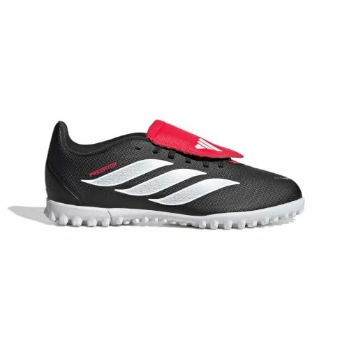 Offerta a tempo: adidas Unisex - Bambini e Ragazzi Predator Club Fold-Over Tongue Turf Football Shoes Kids, Core Black/Ftwr White/Lucid Red, 31 1/2 EU - 31% da 55.00 € a 37.79 €
