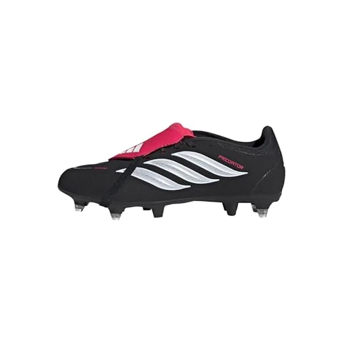 Zeitlich begrenztes Angebot: adidas Unisex Predator League Fold-Over Tongue Soft Ground Football Boots Shoes, Core Black/FTWR White/Lucid Red, 39 1/3 EU von 95.00 € auf 74.13 € (22% Rabatt)