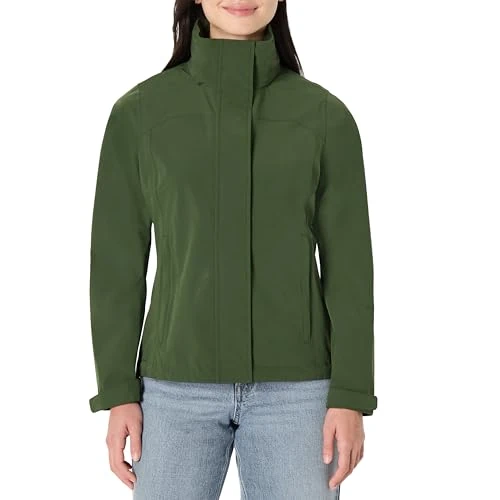 Limited offer: Amazon Essentials Women's Regular-Fit Packable Lightweight Waterproof Rain Jacket from 31.49 USD to 31.49 USD (save 0%)