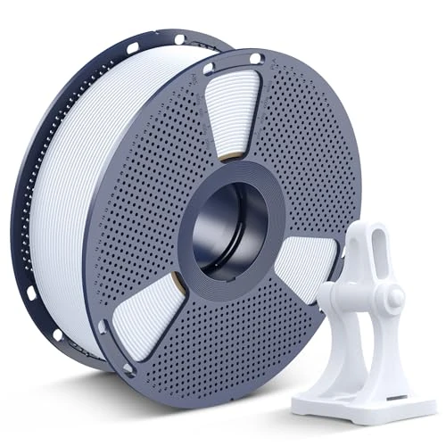 SUNLU High Speed PLA + 2.0 Filament 1.75 mm, Very Liquid Rapid 3D Printer Filament PLA Plus 2.0, High Speed PLA+2.0 Designed for Fast 3D Printing (1 kg White)